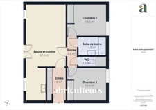 Appartement T3 - Terrasse &  Jardin - Traversant Est/Ouest - Résidence de Standing