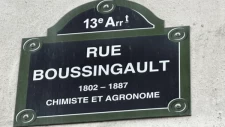 Quelle est l'origine de la Rue Boussingault à Paris 13ème ?