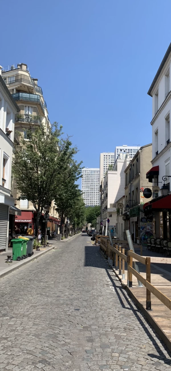 La rue pavillonaire de la Butte aux Cailles