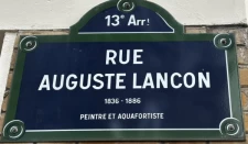 Quelle est l'origine de la Rue Auguste Lançon à Paris 13ème ?