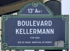 Quelle est l'origine du Boulevard Kellermann à Paris 13ème ?