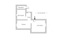Paris 11e – 2 pièces de 22 m² à rénover entièrement