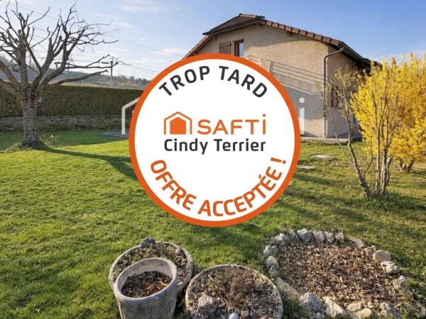 Maison 115 m² – Terrain 1055 m² – 3 chambres – Double garage