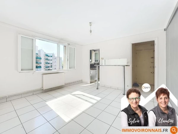 À vendre à Grenoble – Appartement loué, traversant 3 pièces,...