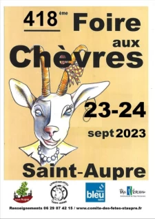 Foire aux chèvres de Saint Aupre