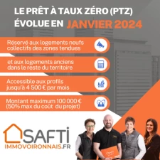 ❗Le Prêt à Taux Zéro (PTZ) évolue en janvier 2024 😍