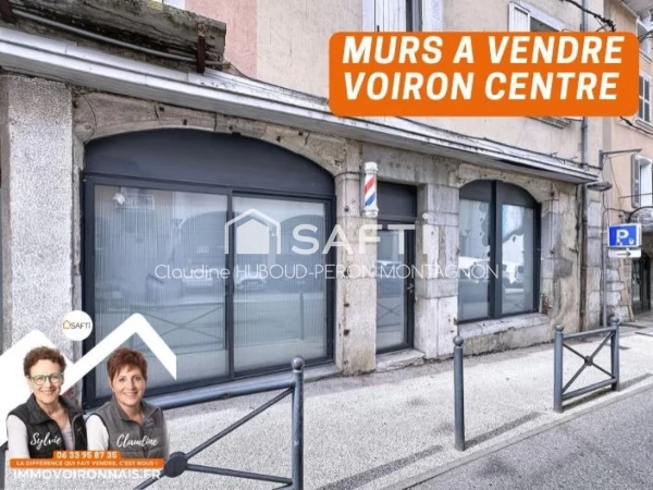 A l'entrée de Voiron, murs à vendre de 59 m² : local Bureaux...