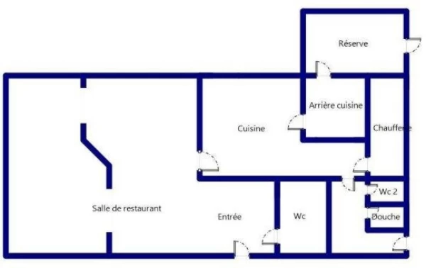 Auberge restaurant en pierre avec cuisine professionnelle, p...