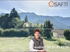 Rare, dans un cadre champêtre, sur 1660 m² de terrain, maison avec magnifique vue sur les montagnes