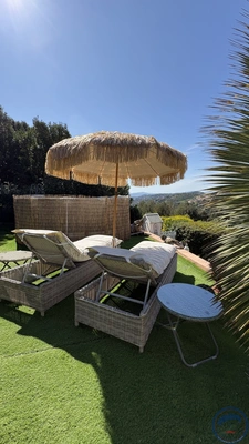 Bas de villa vue mer 