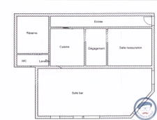 Local commercial 110 m2 + Appartement T3