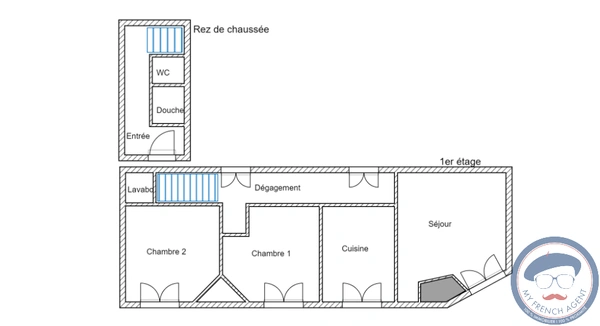 Local commercial 110 m2 + Appartement T3