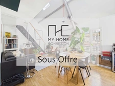 PARIS XVIII - GRANDES CARRIERES - 4P SEJOUR CATHEDRALE - LUMINEUX