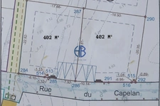 SERIGNAN-TERRAIN CONSTRUCTIBLE ET VIABILISE DE 402 m2