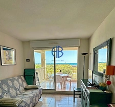 ROCHELONGUE - T2 TERRASSE VUE SUR MER-PISCINE-PARKING ET CELLIER