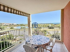 ROCHELONGUE - T2 TERRASSE VUE SUR MER-PISCINE-PARKING ET CELLIER