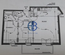 Appartement  3 pièce(s) 68 m2