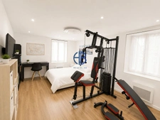 À vendre ! Magnifique maison mitoyenne entièrement rénovée ? 3 chambres ? Grand garage ? Environ 110 m² habitables