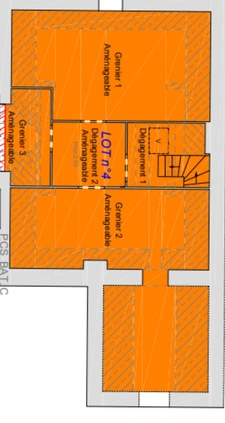 appartement + combles+ cave + place parking