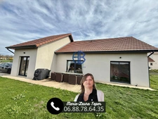 Maison plain-pied de 2023 -107 m² hab-1000m² terrain-garage