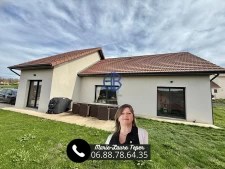 Maison plain-pied de 2023 -107 m² hab-1000m² terrain-garage