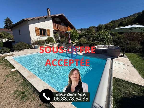Maison 5 chambres de 161 m2+sous-sol complet +piscine