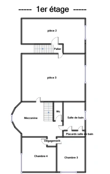 Maison à vivre de plain-pied  sur 100m² + 3-4 ch à étage  - 5 min à pied CENTRE-VILLE