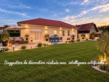 Villa 4 chambres plain pied  132 m²