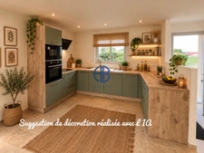 Villa 4 chambres plain pied  132 m²
