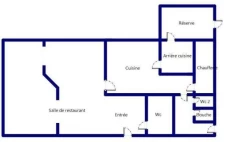 Auberge restaurant en pierre avec cuisine professionnelle, p...