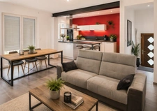 Maison lumineuse avec sous-sol