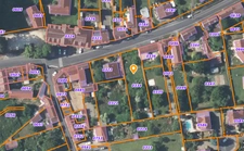 terrain constructible - 973 m2 - Vue dégagée