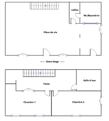 Appartement T3 duplex en hyper centre
