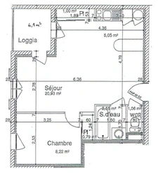 APPARTEMENT T2 AVEC TERRASSE ET PARKING AU PORT DE ROCHEFORT